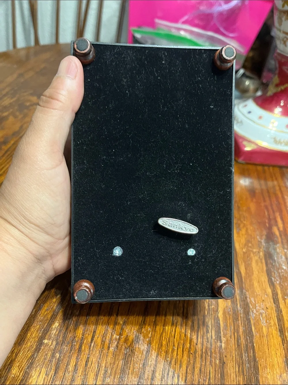 Wooden Sister Music Box - Brown